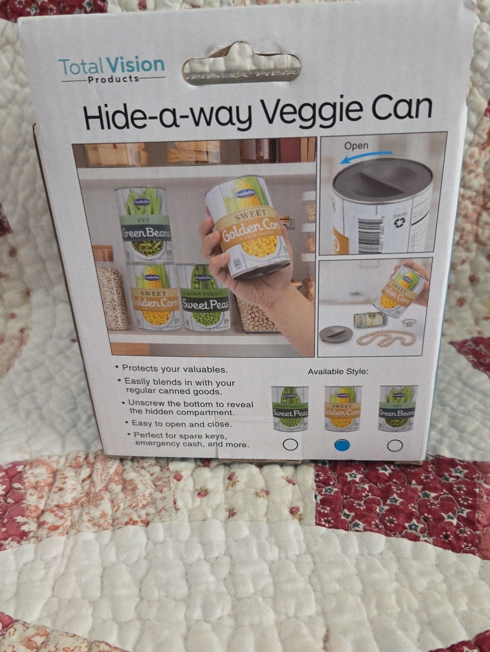 Hideaway Veggie Can to store valuables. - Picture 2 of 2